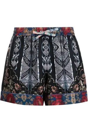 PIERRE-LOUIS MASCIA Shorts Aloe con estampado geométrico