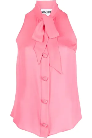Moschino Blusa con moño en el cuello