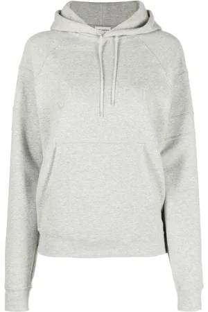 Saint Laurent Hoodie con logo bordado