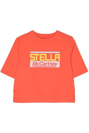 Stella McCartney Playera con logo estampado