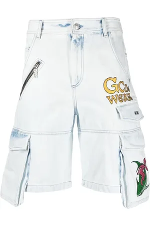 GCDS Shorts de mezclilla tipo cargo