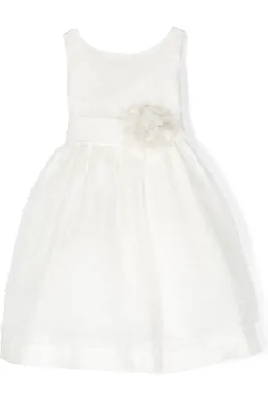 LA STUPENDERIA Vestido a capas con apliques florales