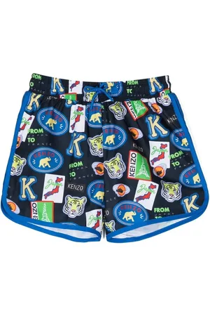 Kenzo Shorts con estampado gráfico