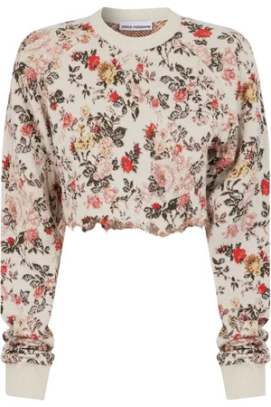 Paco rabanne Sudadera corta con estampado floral