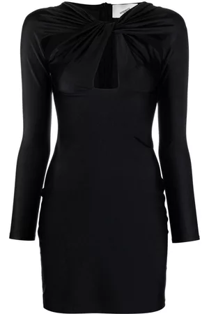 COPERNI Vestido corto con diseño retorcido y aberturas