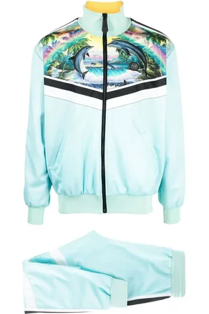 Philipp Plein Traje deportivo con estampado Hawaii