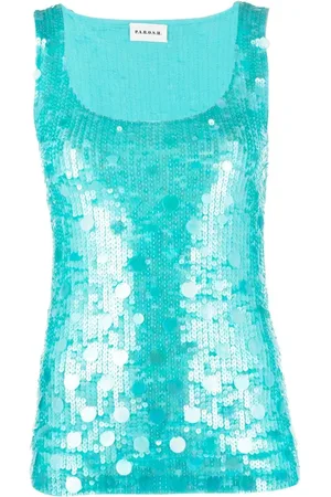 P.A.R.O.S.H. Top con detalle de lentejuelas