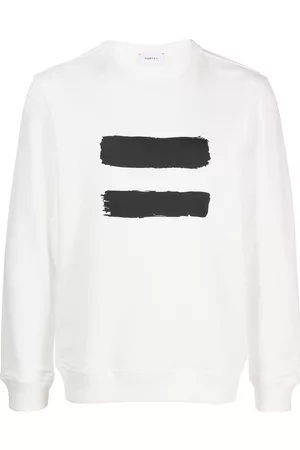 Ports V Sudadera manga larga con eslogan estampado