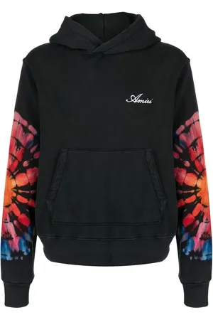 AMIRI Hoodie con logo bordado y estampado tie dye