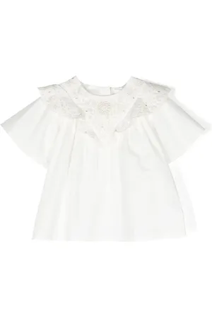 Chloé Blusa con bordado inglés