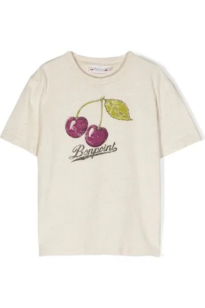BONPOINT Playera Theia con cerezas estampadas