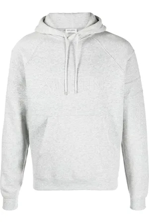 Saint Laurent Hoodie con logo bordado