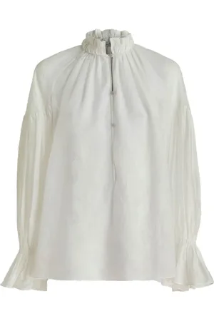 Etro Blusa manga larga con cuello de tortuga