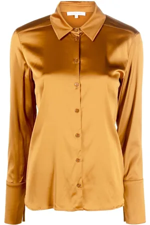 Patrizia Pepe Camisa satinada manga larga