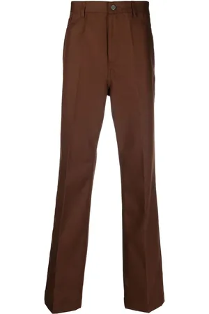 VALENTINO GARAVANI Pantalones anchos con costuras en contraste