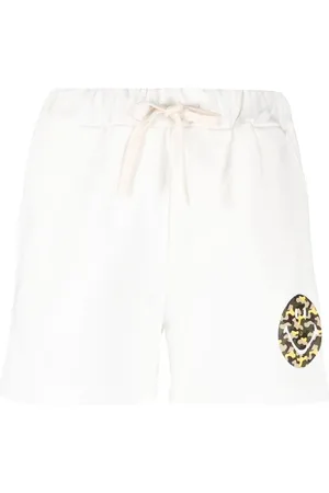 JOSHUA SANDERS Shorts con estampado militar y logo