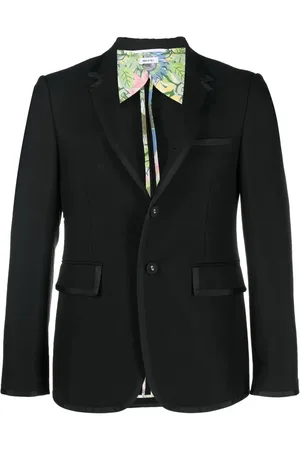 Thom Browne Blazer con ribete en satén