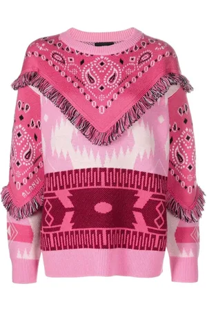 Alanui Suéter Icon Bandana con flecos