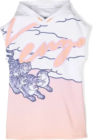 Kenzo Vestido estilo hoodie sin mangas