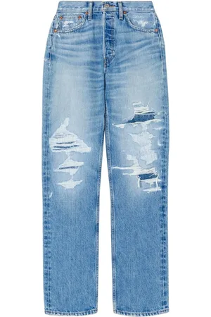 RE/DONE Jeans holgados con tiro alto