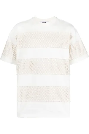 Msgm Playera con panel de malla