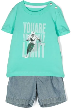 Lapin House Set de shorts y playera con estampado gráfico