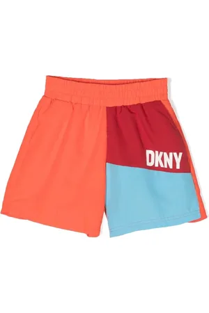 DKNY Shorts de playa con diseño color block