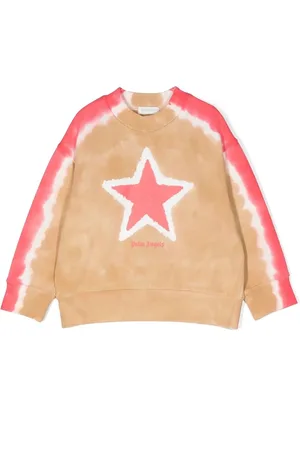 Palm Angels Sudadera con estampado tie-dye y motivo de estrella
