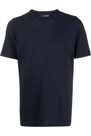 LARDINI Playera con cuello redondo