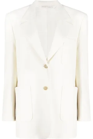 Palm Angels Blazer tejido con detalle de franja