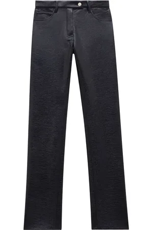 Courrèges Pantalones rectos con diseño de cinco bolsillos