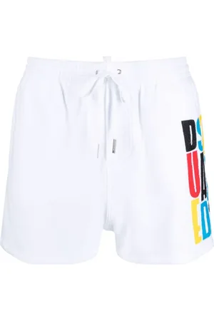 Dsquared2 Shorts de playa con logo estampado