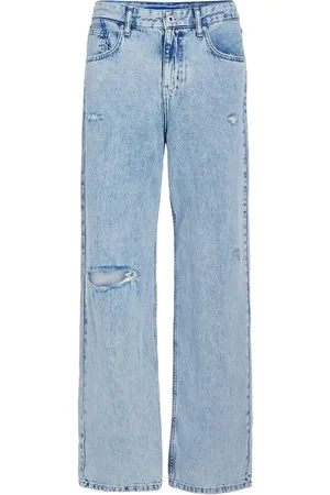 Karl Lagerfeld Jeans con detalle envejecido