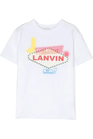 Lanvin Playera con logo gráfico estampado