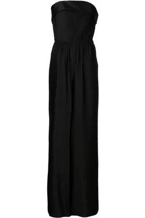 Saiid Kobeisy Jumpsuit Plisse de satén