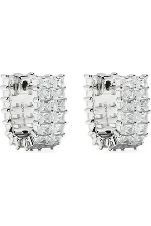 APM Monaco Aretes con apliques de cristal