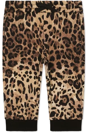 Dolce & Gabbana Joggers con estampado de leopardo