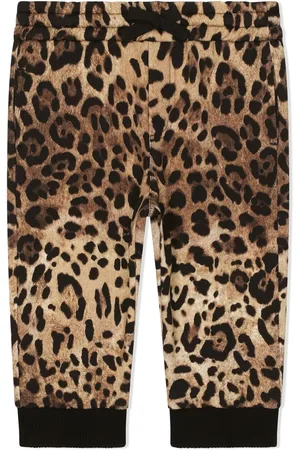Dolce & Gabbana Pants con estampado de leopardo