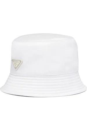 Prada Gorro de pescador con logo triangular