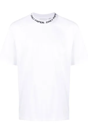 Daily paper Playera con logo estampado y cuello redondo