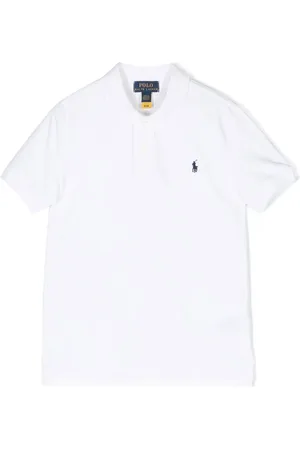 Ralph Lauren Playera tipo polo manga corta con logo bordado