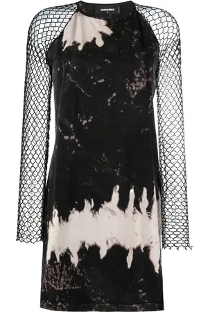 Dsquared2 Vestido corto con estampado tie-dye