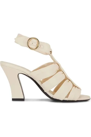 Khaite Sandalias con tiras traseras y tacón de 80mm