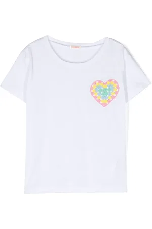 Billieblush Playera con corazón de crochet