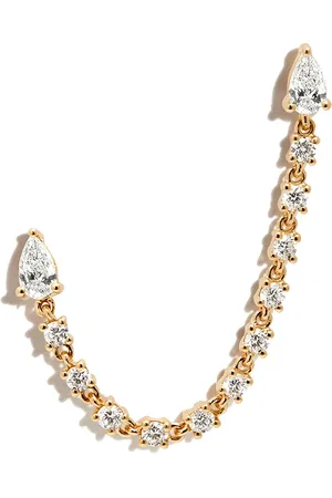 Anita Arete en oro amarillo de 18kt con diamantes