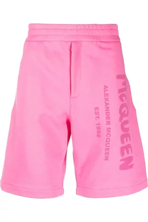 Alexander McQueen Shorts deportivos con estampado Graffiti