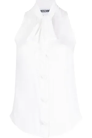 Moschino Blusa con moño en el cuello
