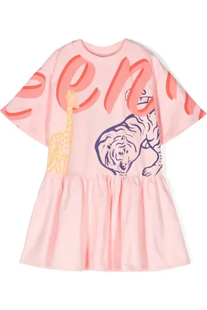 Kenzo Vestido con estampado gráfico