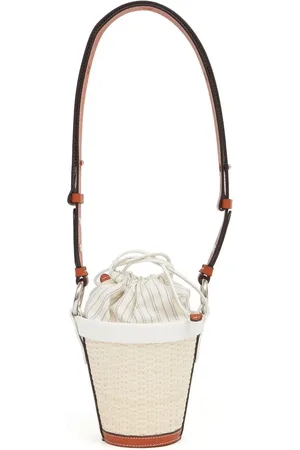 Maison Margiela Bolsa bucket entretejida Fire