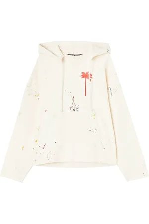 Palm Angels Hoodie con detalle de salpicadura de pintura